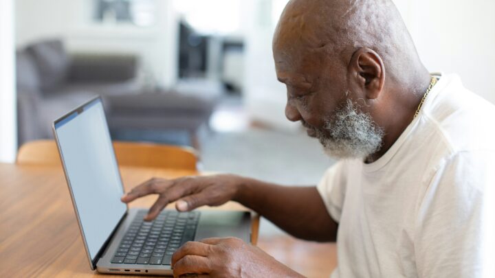 Senior Visiting the Social Security Website